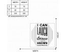 I Can Laugh Quotes Wall  Art Stickers